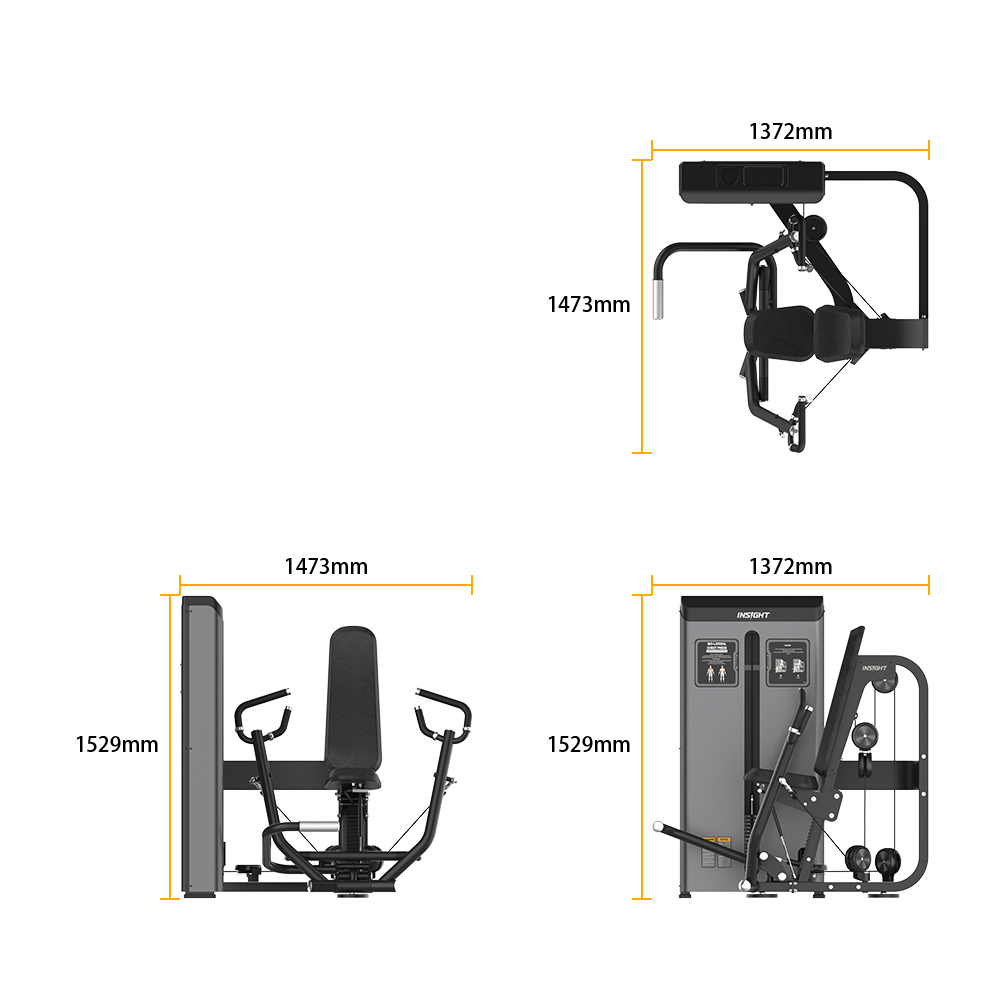 AE8001 ISO-LATERAL CHEST PRESS specifications